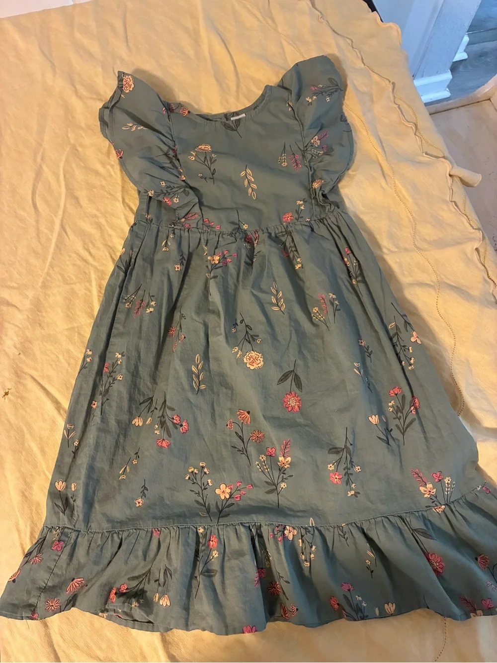 Carter’s Girls 5 Floral Ruffle Dress